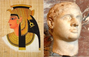 Cleopatra VII (69 BC - 30 BC) and Ptolemy XIII (62/61 BC - 47 BC)
