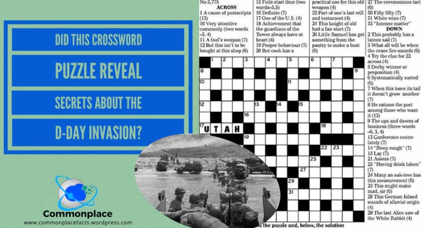 #WWII #crosswords #puzzles #DDay #secrets #coincidences