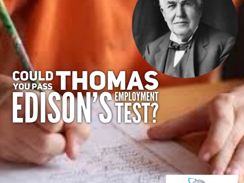#ThomasEdison #HumanResources #Edison #tests