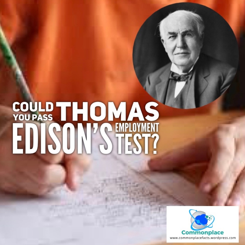 #ThomasEdison #HumanResources #Edison #tests