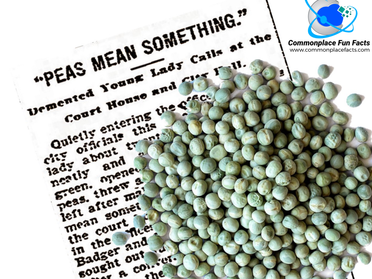 Peas Mean Something