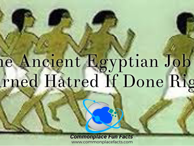 The Ancient Egyptian Job That Earned Hatred If Done Right